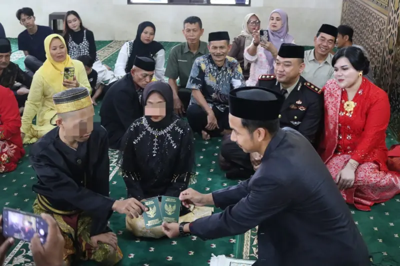 Polres Bulukumba Fasilitasi Akad Nikah Tahanan Kasus Narkoba