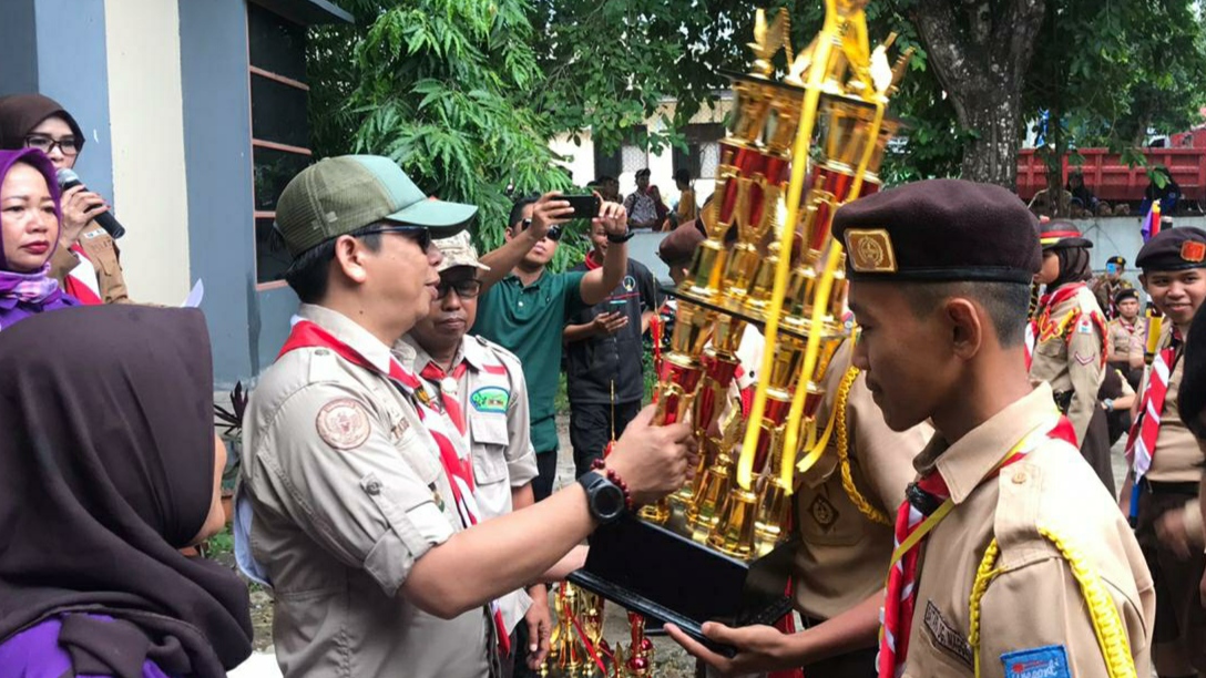 Tutup Cikal Competition 2020, Tomy Satria Titip Pesan ke Anak Pramuka Bulukumba ﻿