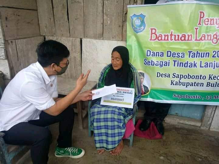 'Tuoki Menrek Malampek Sumange', Betapa Bahagia Nenek Haberang Dapat BLT Sapobonto