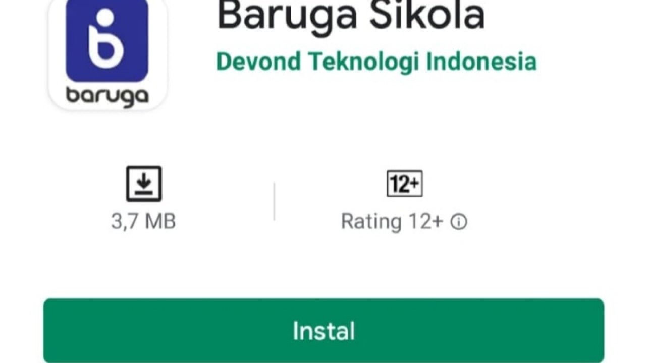 Aplikasi Baruga Sikola sudah Tersedia di PlayStore
