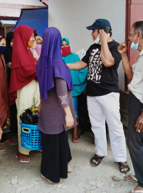 Aji Sumarno Blusukan di Pasar Buki, Pedagang Sambut Penuh Akrab