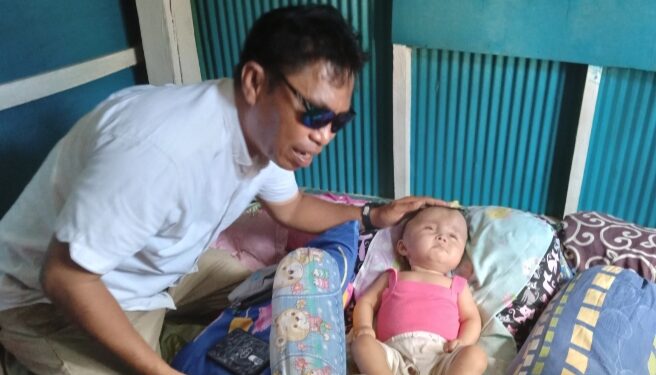 Bayi Malang di Bantaeng Dijenguk Sekjen Lidik Pro