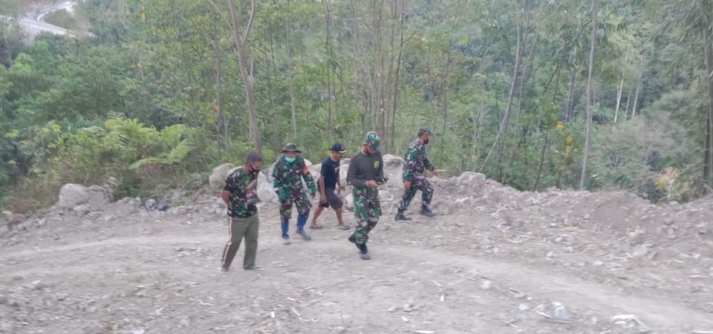 Dandim 1411/Bulukumba Cek Lokasi Sasaran Fisik TMMD 109 Di Desa Kindang