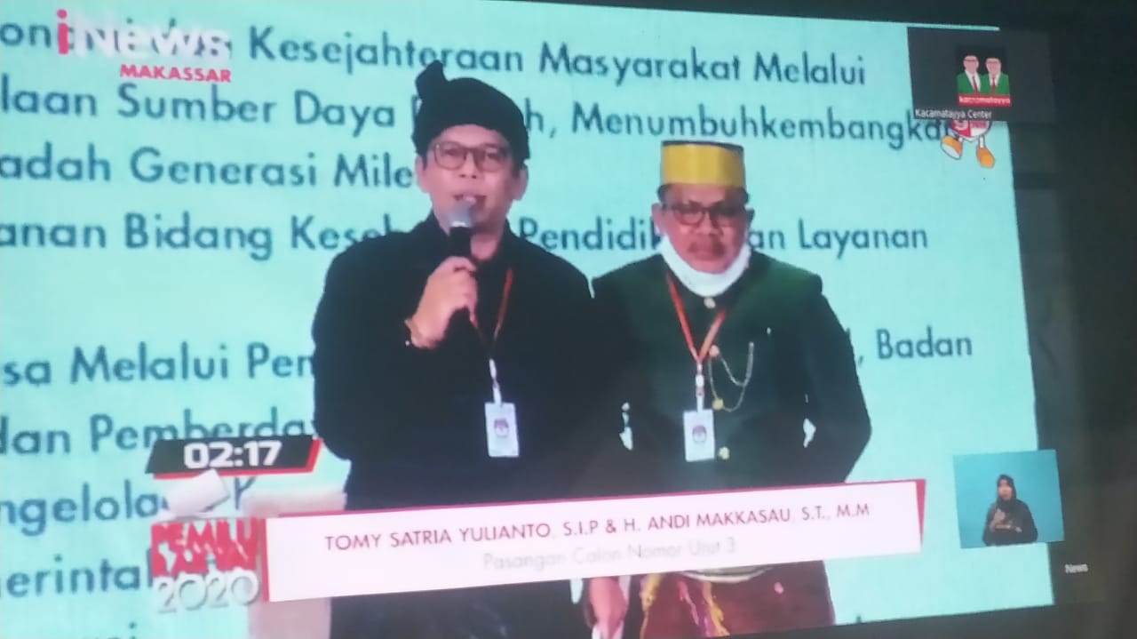 Di Awal Debat, TSY-Makkasau Ajak Warga Doakan Puang Har