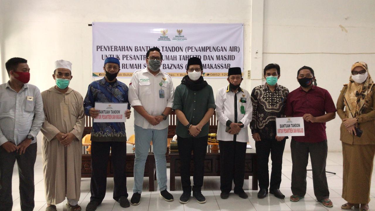 Baznas Bulukumba Bantu Tandon Untuk Pesantren, Ini Datanya