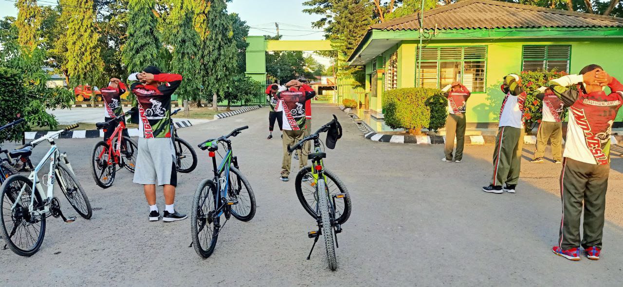 Dandim 1411/Bulukumba Fun Bike Bersama Anggota