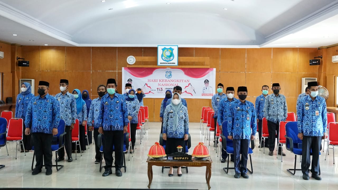 Pemkab Bulukumba Ikuti Upacara Peringatan Hari Kebangkitan Nasional Ke-113 Secara Virtual