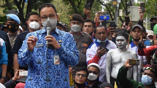Dukung Buruh atau Oligarki artinya Ikut Jalan Anies atau Jalan Setan