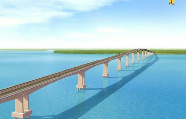 Intip Perkembangan Proyek Jembatan Terpanjang di Indonesia