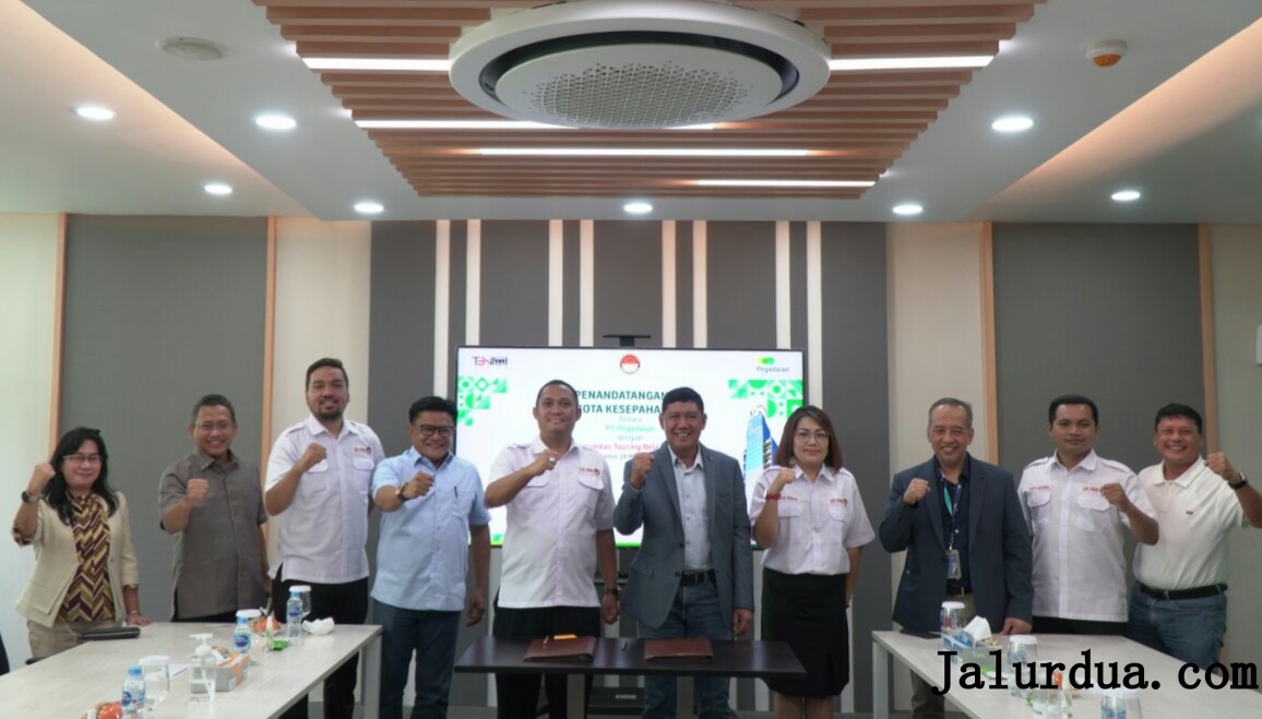 Pegadaian Sepakati Kerjasama Touring Bela Negara dan Pembumian Pancasila