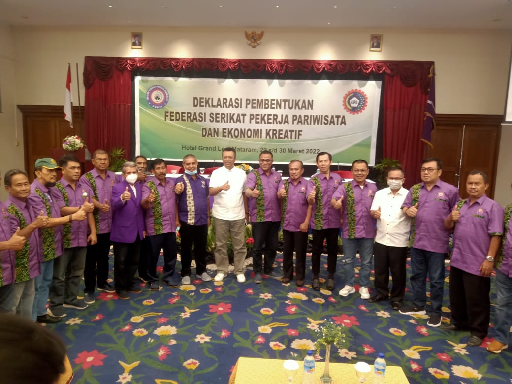 Sandiuno, Jumhur Hidayat Sambut Terbentuknya Serikat Pekerja Pariwisata Ek.Kreatif