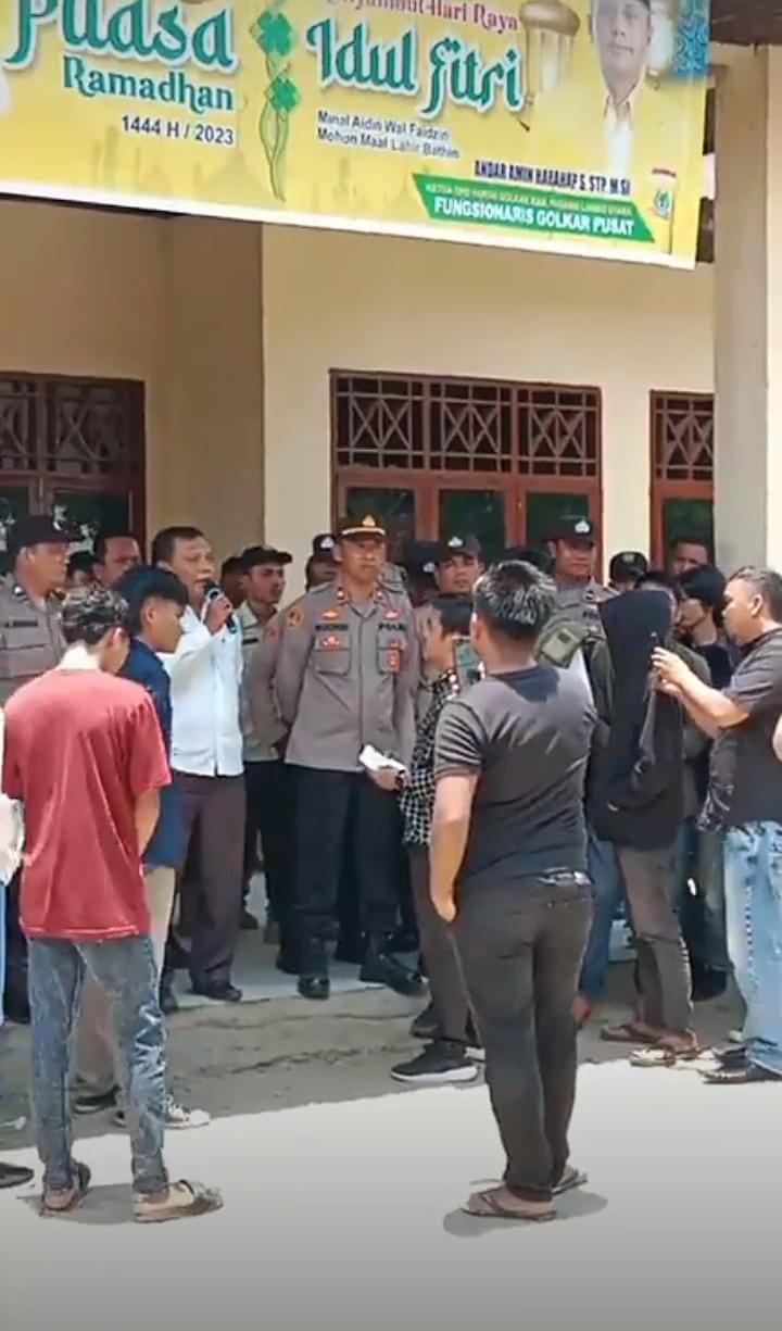 HUMAS Tabagsel Datangi Inspektorat & Camat Portibi, Paluta  ;  "Copot Plt Kepala Desa Bara, Portibi"