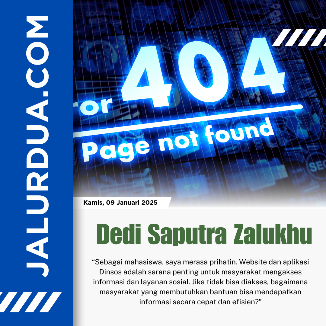 Website dan Aplikasi Dinas Sosial Padangsidimpuan Tidak Bisa Diakses, Mahasiswa Soroti Pelayanan Digital Pemerintah