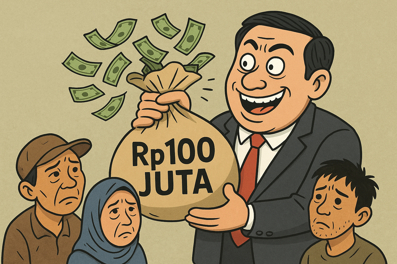 DPR Tembus Rp100 Juta Sebulan: Rakyat Dapat Janji, Wakilnya Dapat Gaji