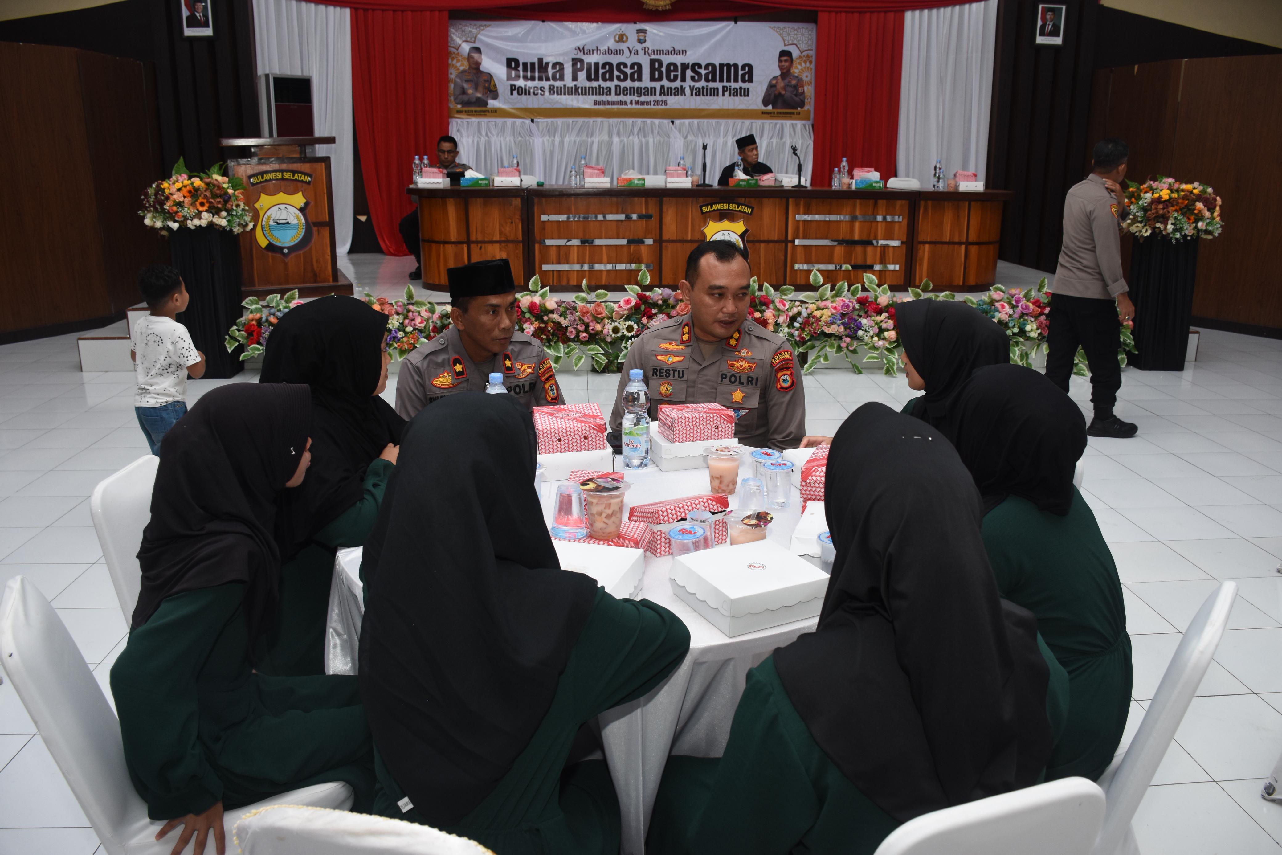 Ramadan 2026: Polres Bulukumba Gelar Santunan Anak Yatim