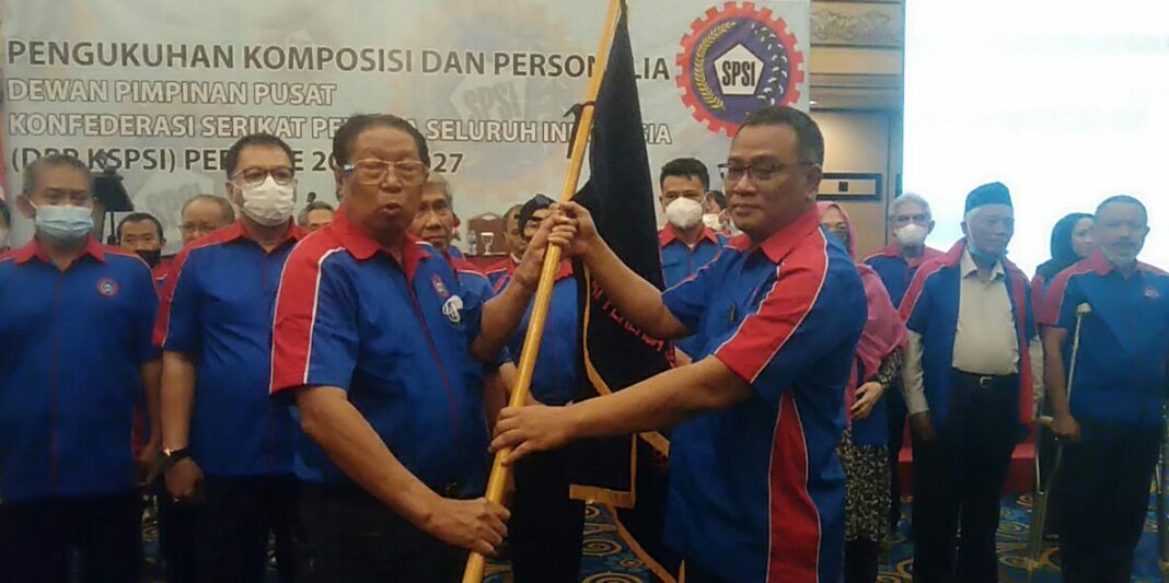 Ketum KSPSI, Moh Jumhur Hidayat (MJH) Kukuhkan Pengurus Baru